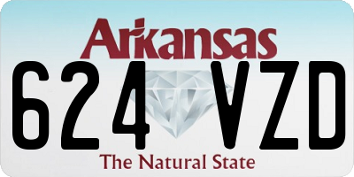 AR license plate 624VZD