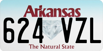 AR license plate 624VZL