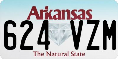 AR license plate 624VZM