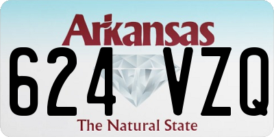 AR license plate 624VZQ