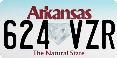 AR license plate 624VZR