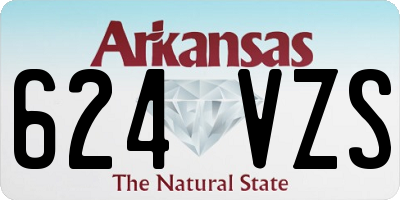 AR license plate 624VZS