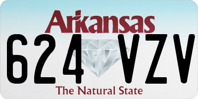 AR license plate 624VZV