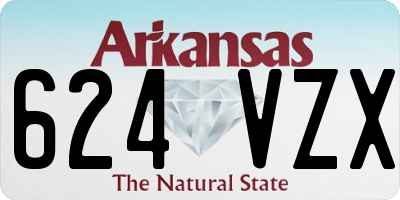 AR license plate 624VZX