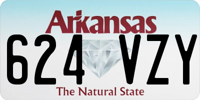 AR license plate 624VZY