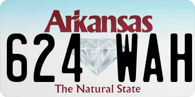 AR license plate 624WAH