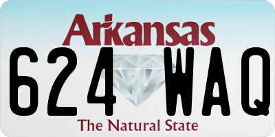 AR license plate 624WAQ