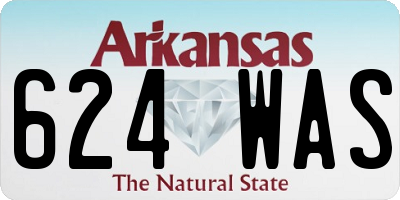 AR license plate 624WAS