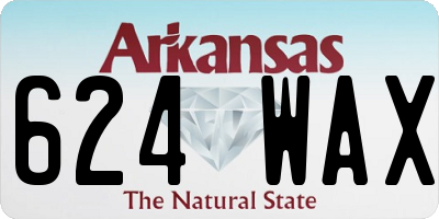 AR license plate 624WAX