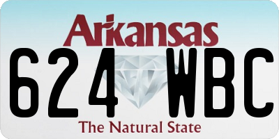 AR license plate 624WBC