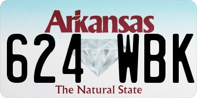AR license plate 624WBK