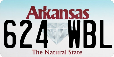 AR license plate 624WBL