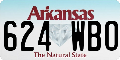 AR license plate 624WBO
