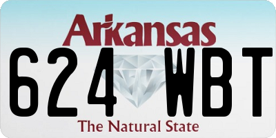AR license plate 624WBT