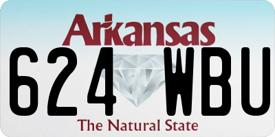 AR license plate 624WBU