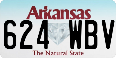 AR license plate 624WBV