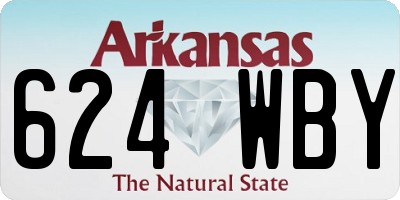 AR license plate 624WBY