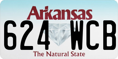 AR license plate 624WCB