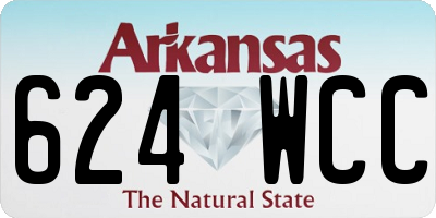 AR license plate 624WCC