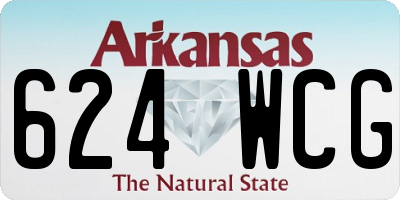 AR license plate 624WCG