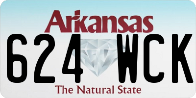 AR license plate 624WCK