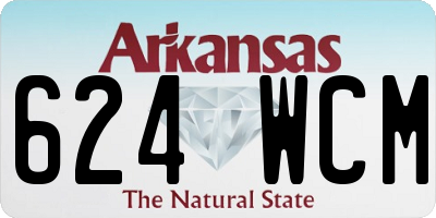 AR license plate 624WCM
