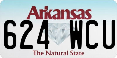 AR license plate 624WCU