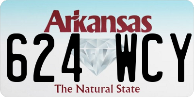 AR license plate 624WCY