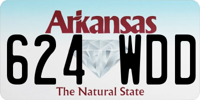 AR license plate 624WDD