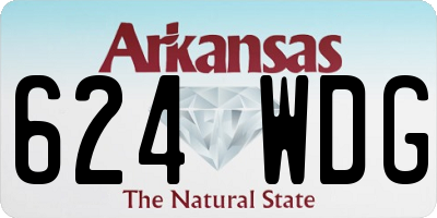 AR license plate 624WDG