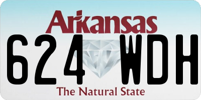 AR license plate 624WDH