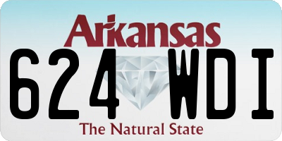 AR license plate 624WDI