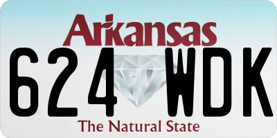 AR license plate 624WDK