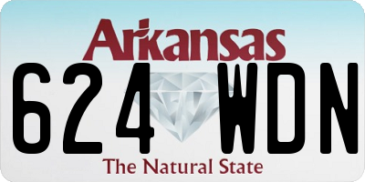 AR license plate 624WDN