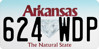 AR license plate 624WDP