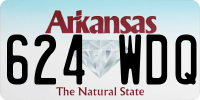 AR license plate 624WDQ