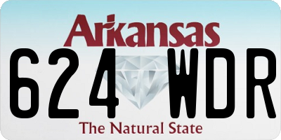 AR license plate 624WDR