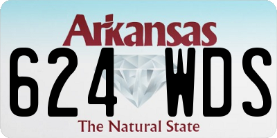 AR license plate 624WDS