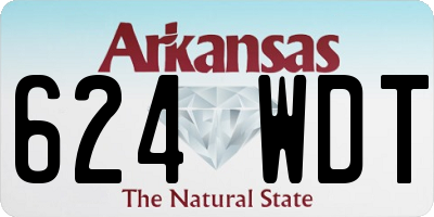 AR license plate 624WDT