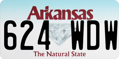 AR license plate 624WDW