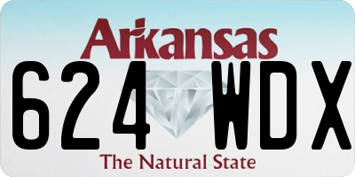 AR license plate 624WDX