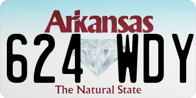 AR license plate 624WDY