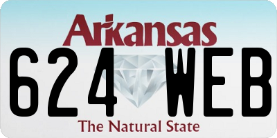 AR license plate 624WEB