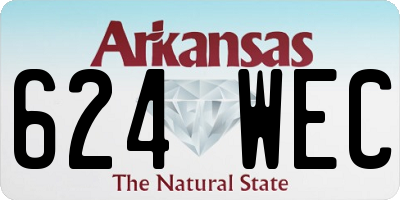 AR license plate 624WEC