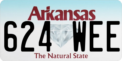 AR license plate 624WEE