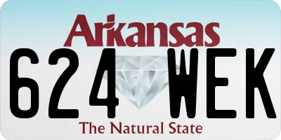 AR license plate 624WEK