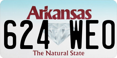 AR license plate 624WEO