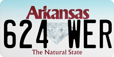 AR license plate 624WER