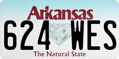 AR license plate 624WES