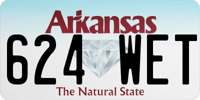 AR license plate 624WET